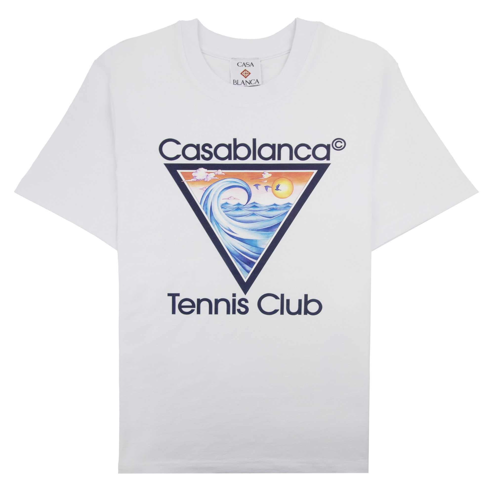 Casablanca Tennis Club Icon Printed T-shirt White