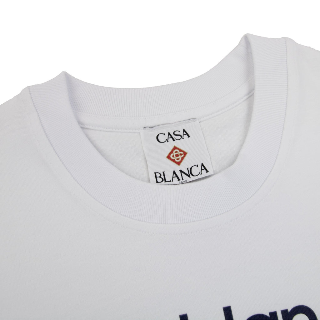 Casablanca Tennis Club Icon Printed T-shirt White