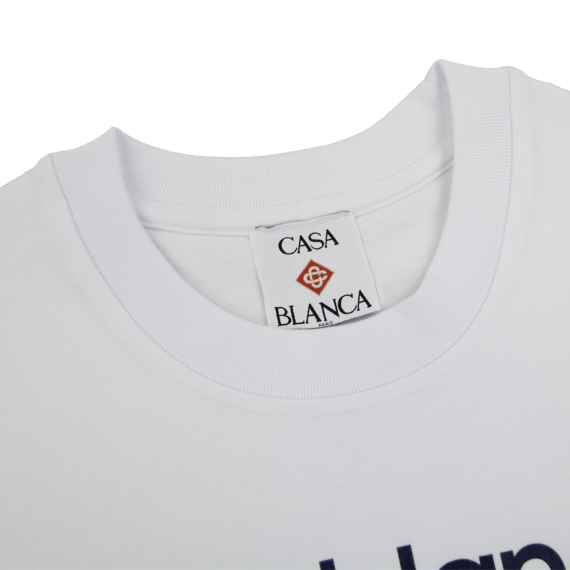 Casablanca Tennis Club Icon Printed T-shirt White