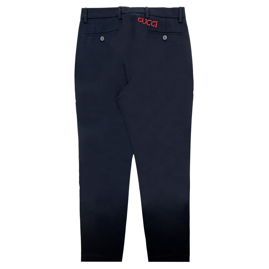Gucci Back Logo Regular Chino Navy