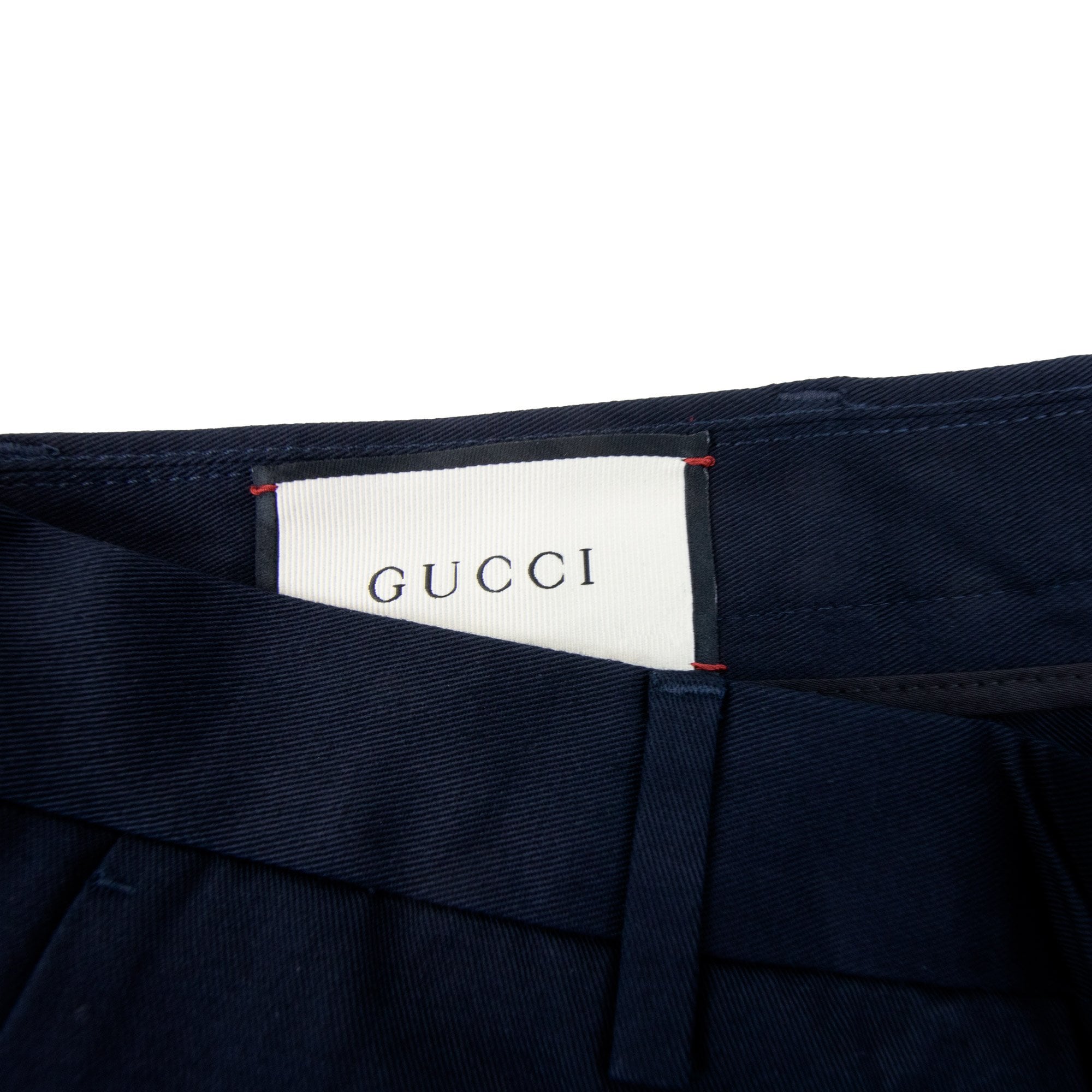 Gucci Back Logo Regular Chino Navy