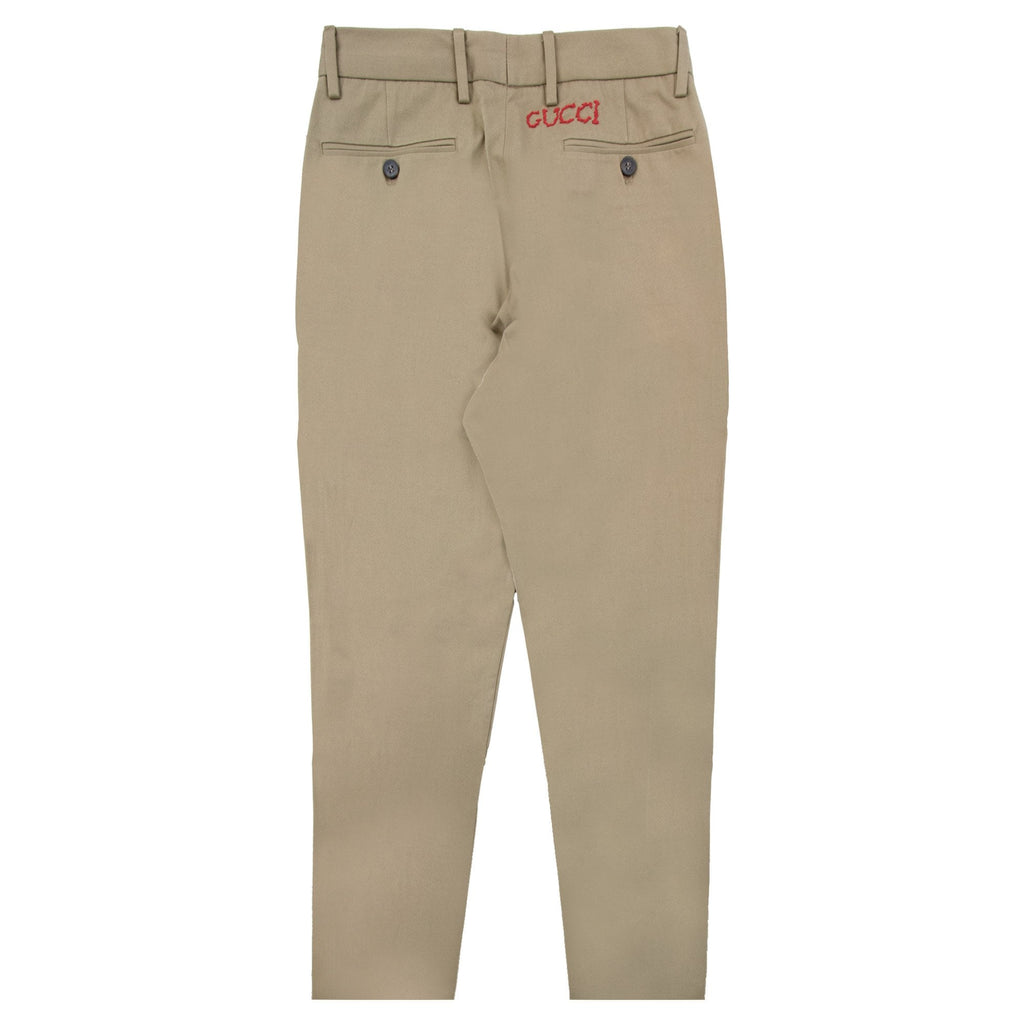 Gucci Back Logo Regular Chino Beige