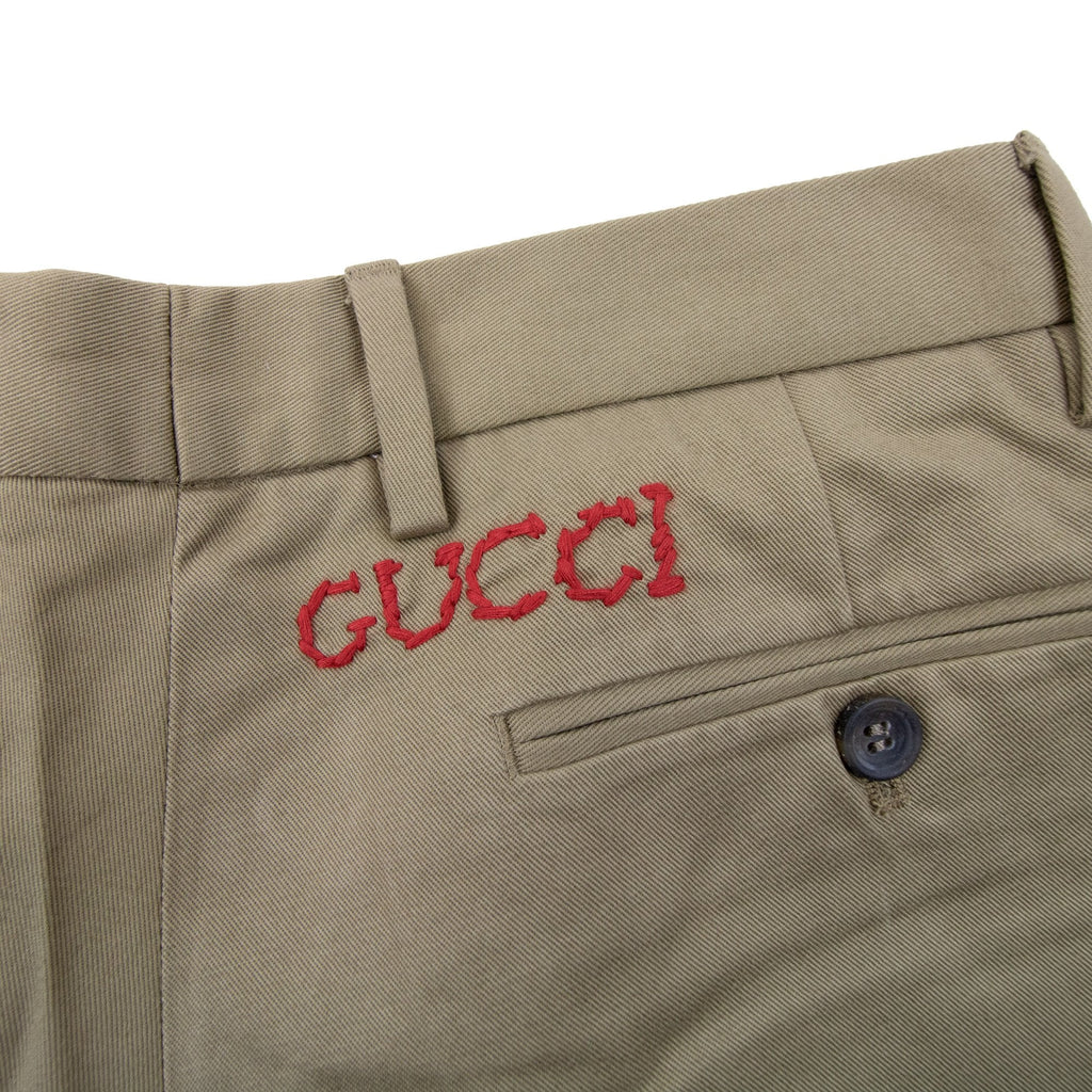 Gucci Back Logo Regular Chino Beige