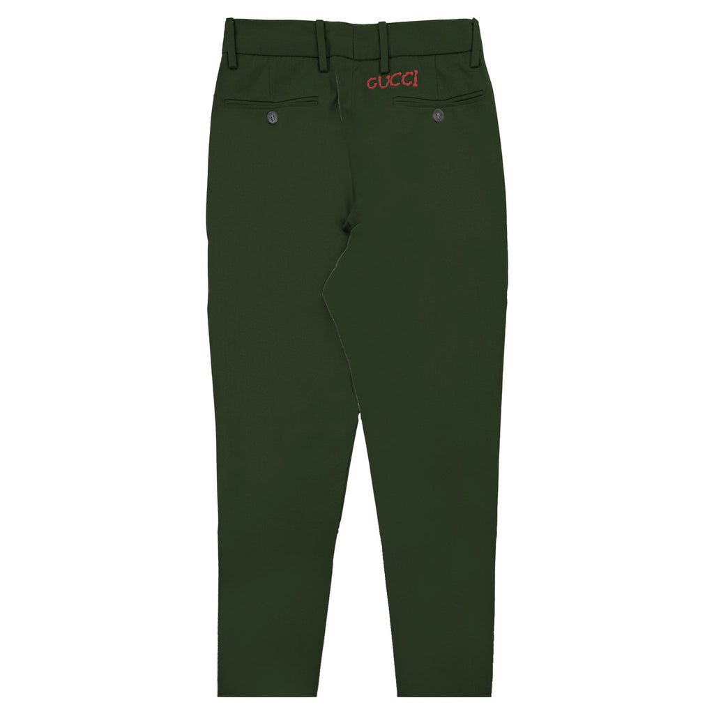 Gucci Back Logo Regular Chino Khaki
