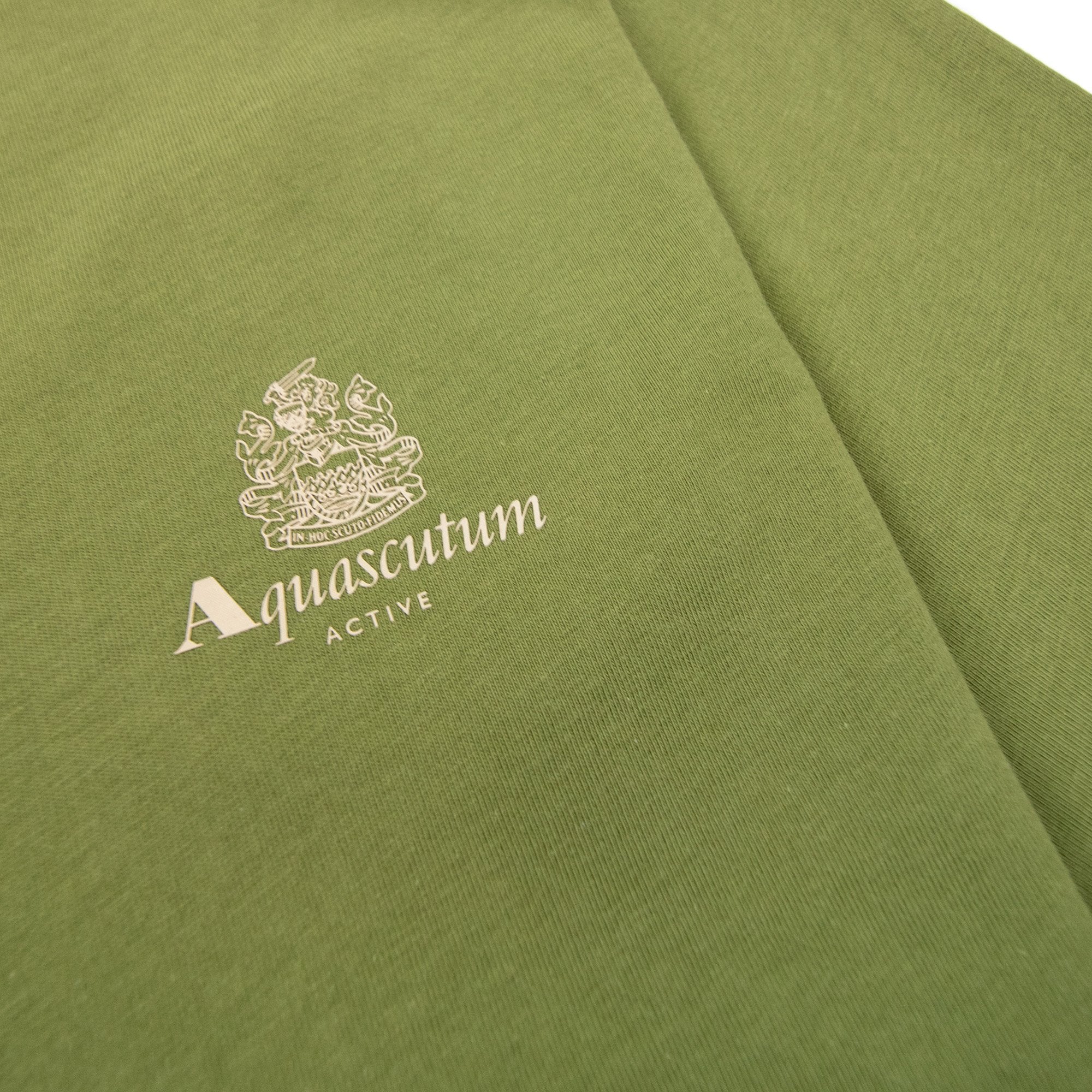 Aquascutum Active Small Logo T Shirt Army Green