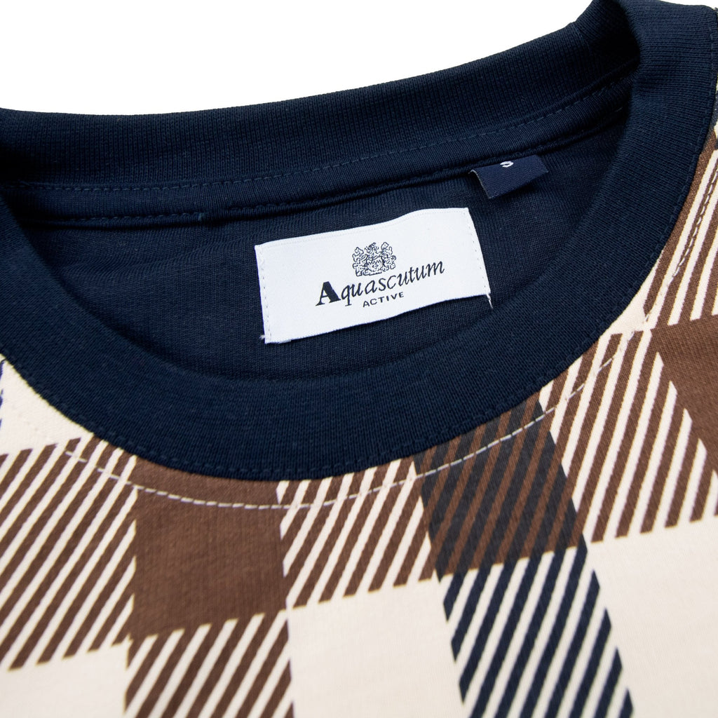 Aquascutum Macro Iconic Pocket Crewneck Navy 11