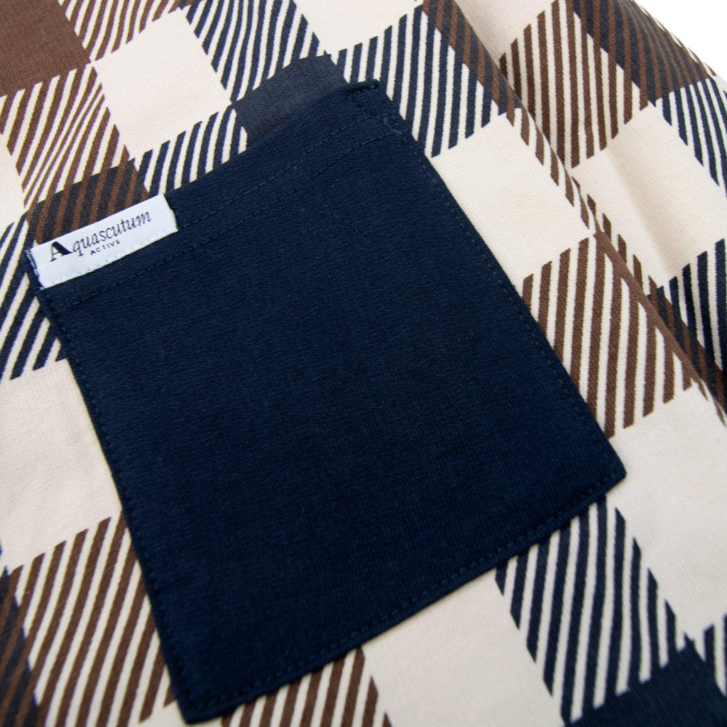 Aquascutum Macro Iconic Pocket Crewneck Navy 11