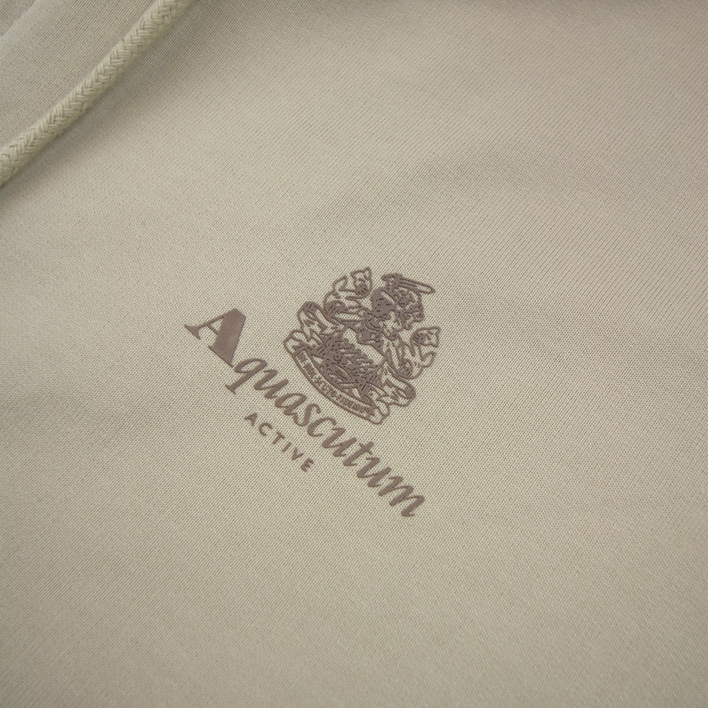 Aquascutum Fz Club Check Hoody Beige 03