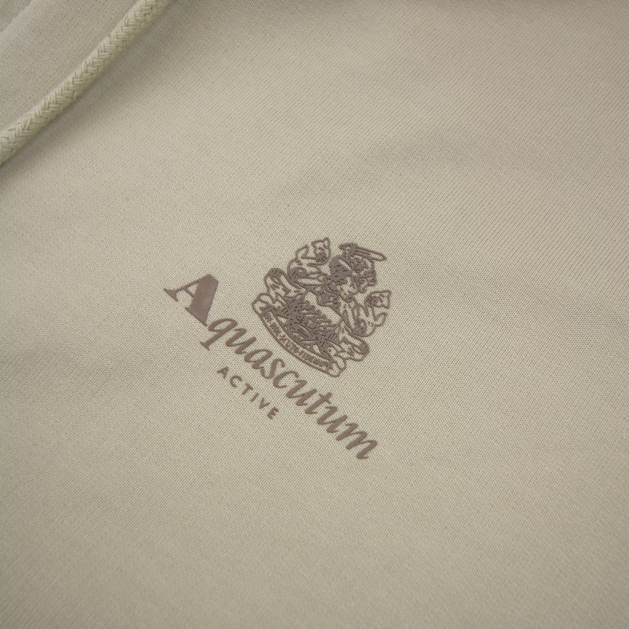 Aquascutum Fz Club Check Hoody Beige 03