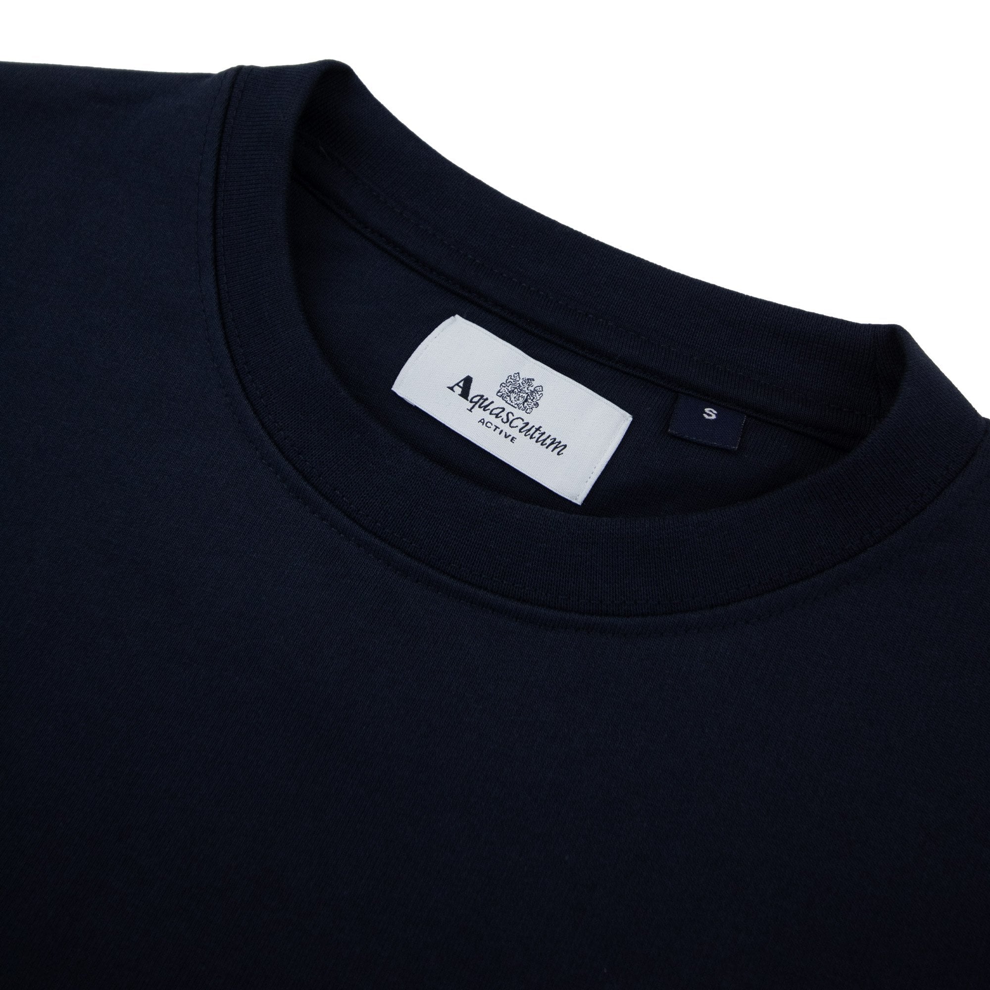 Aquascutum Iconic Pocket Crewneck Navy 11