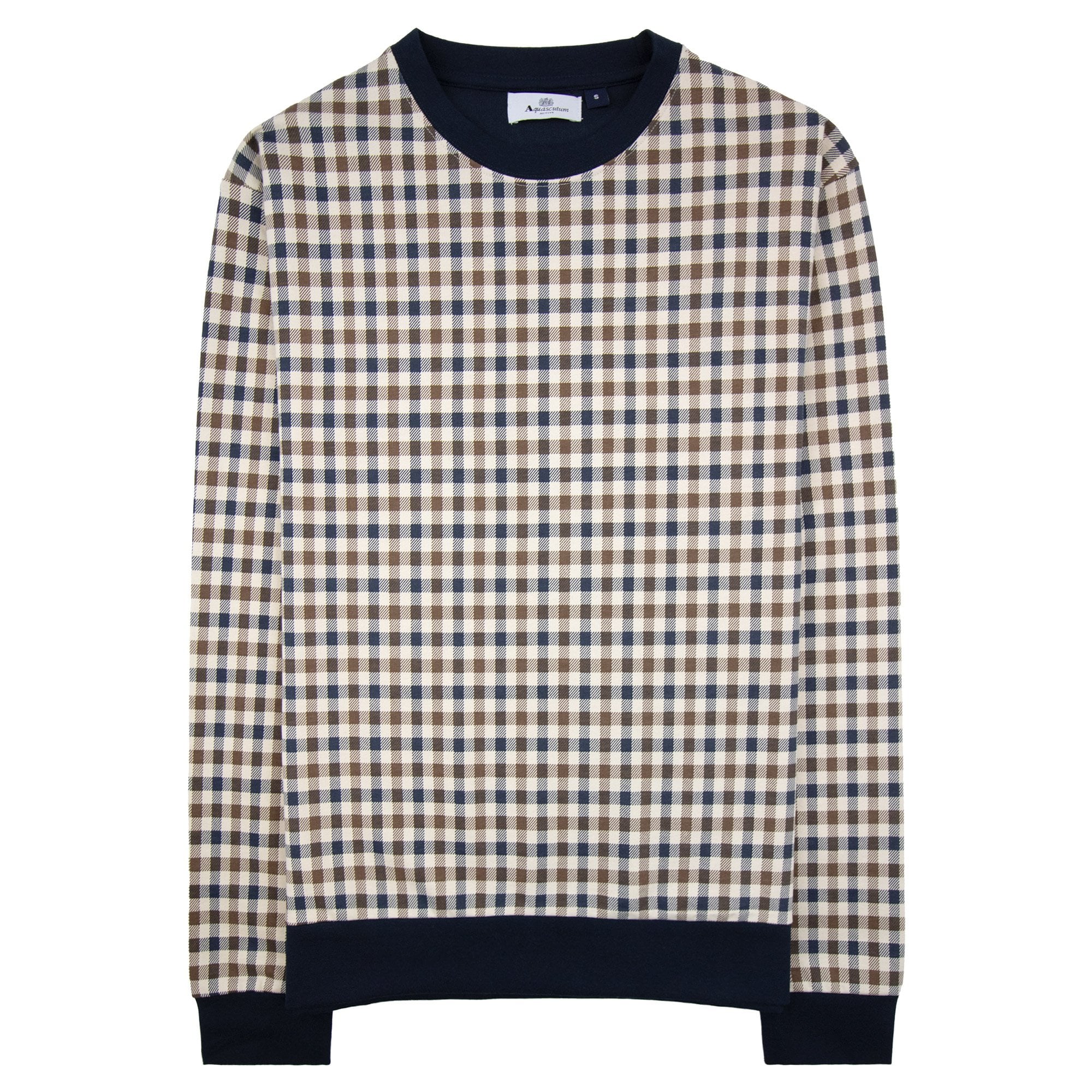 Aquascutum Iconic Crewneck Navy 11