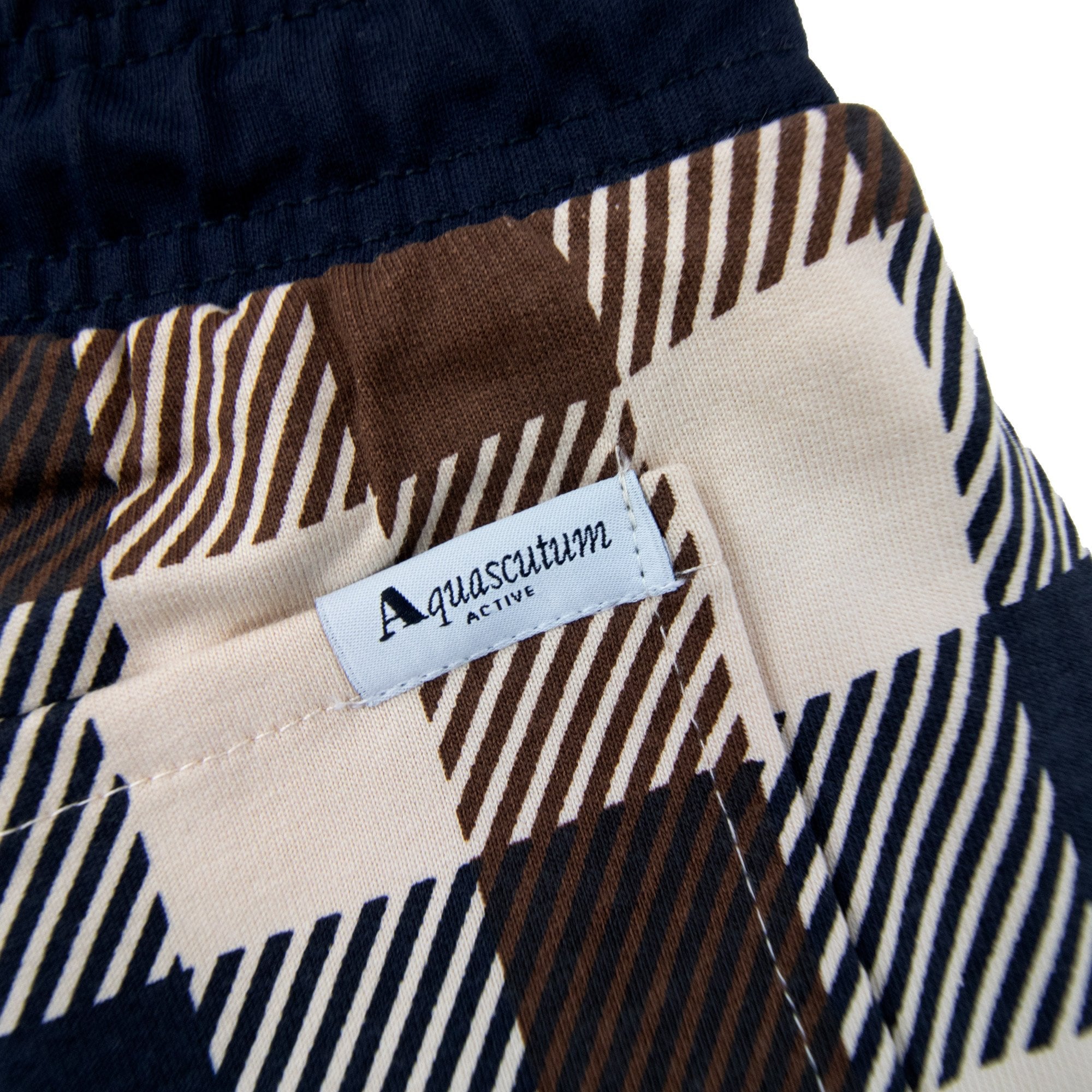 Aquascutum Macro Club Check Shorts Navy 11