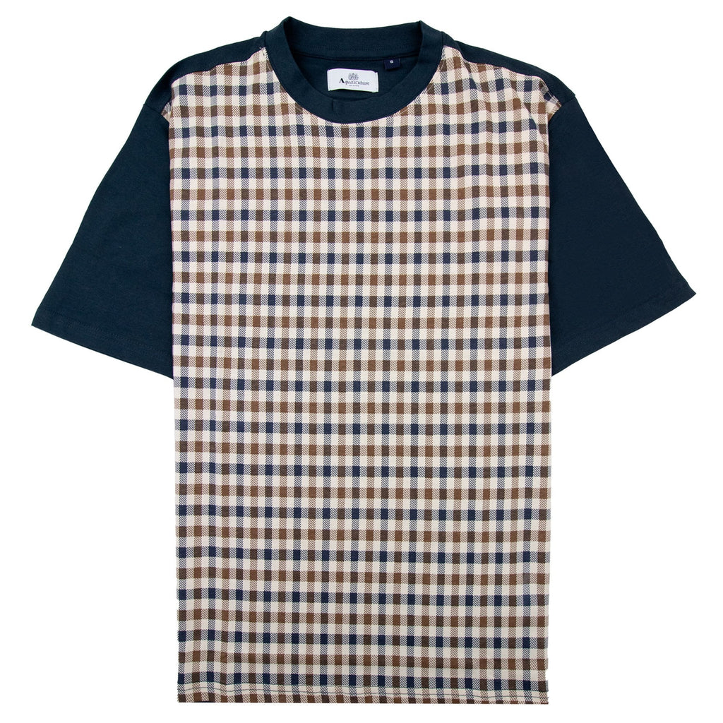 Aquascutum Iconic Front T Shirt Navy 11