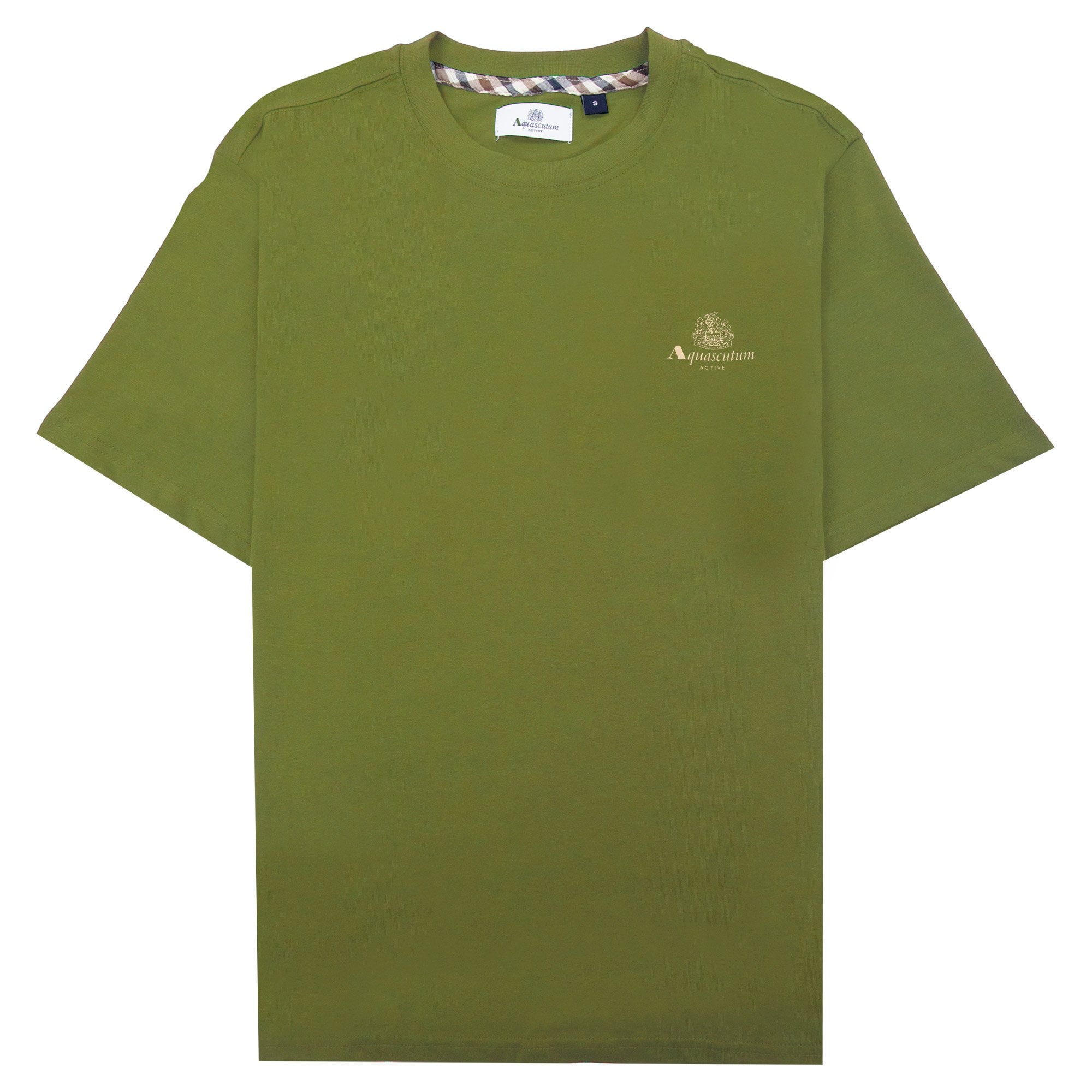 Aquascutum Active Small Logo T Shirt Army Green