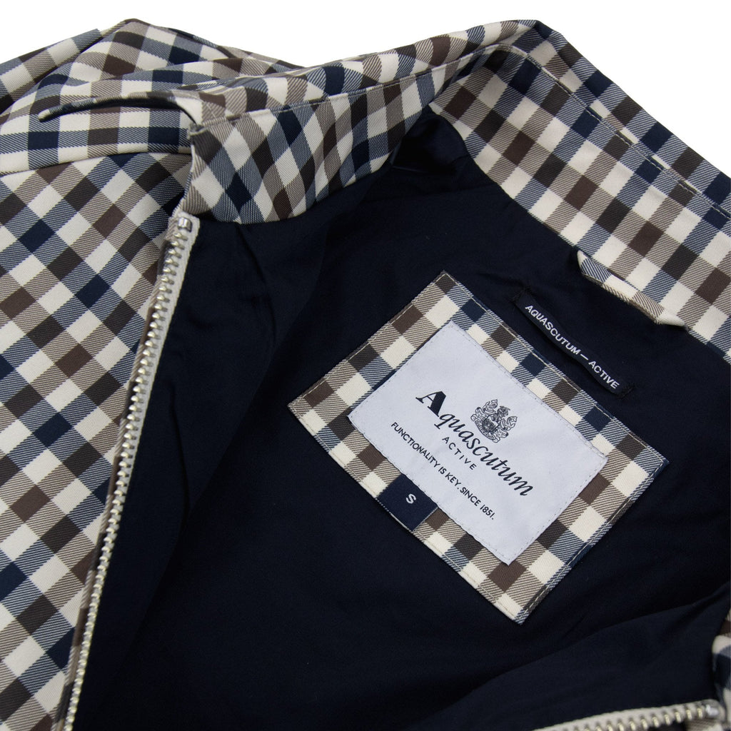 Aquascutum Archival Mid Jacket Club Check 28