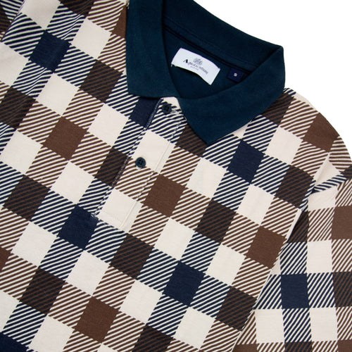 Aquascutum Macro Iconic Polo Navy 11