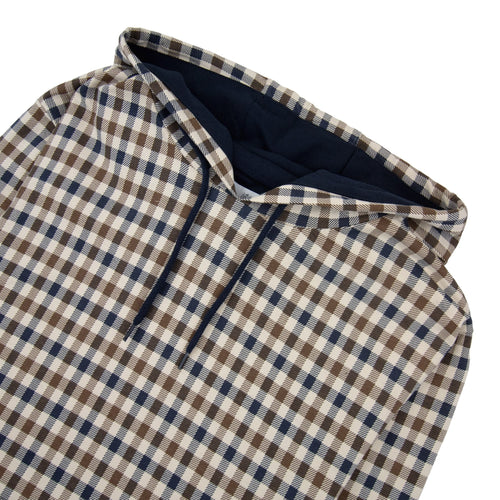 Aquascutum Iconic Hoodie Club Check 28