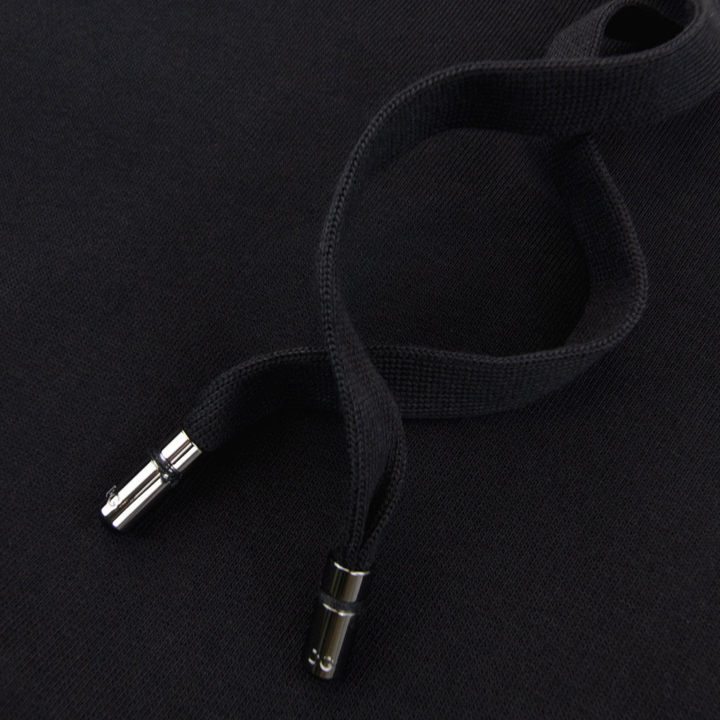 Dolce & Gabbana Jersey Hoodie With Branded Tag Black