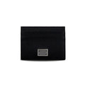 Dolce & Gabbana Calfskin Card Holder With Branded Plate Black