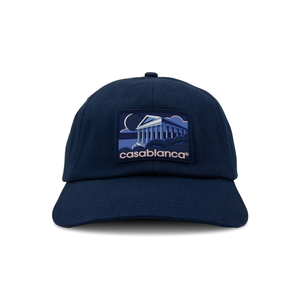 Casablanca Greek Temple Rubber Cap Navy