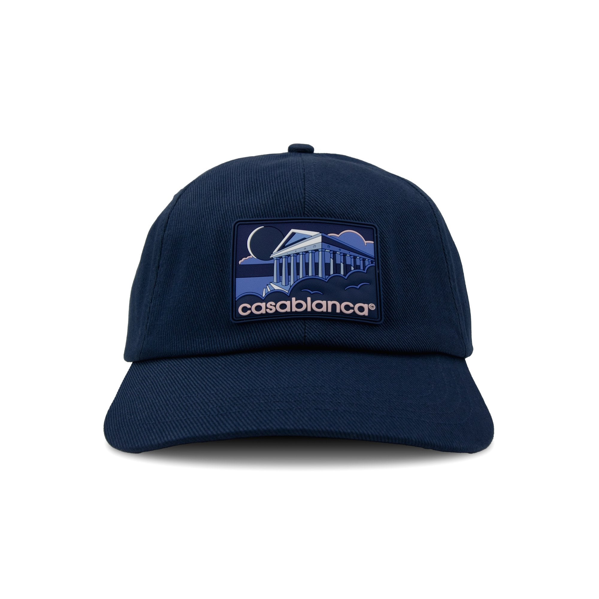 Casablanca Greek Temple Rubber Cap Navy