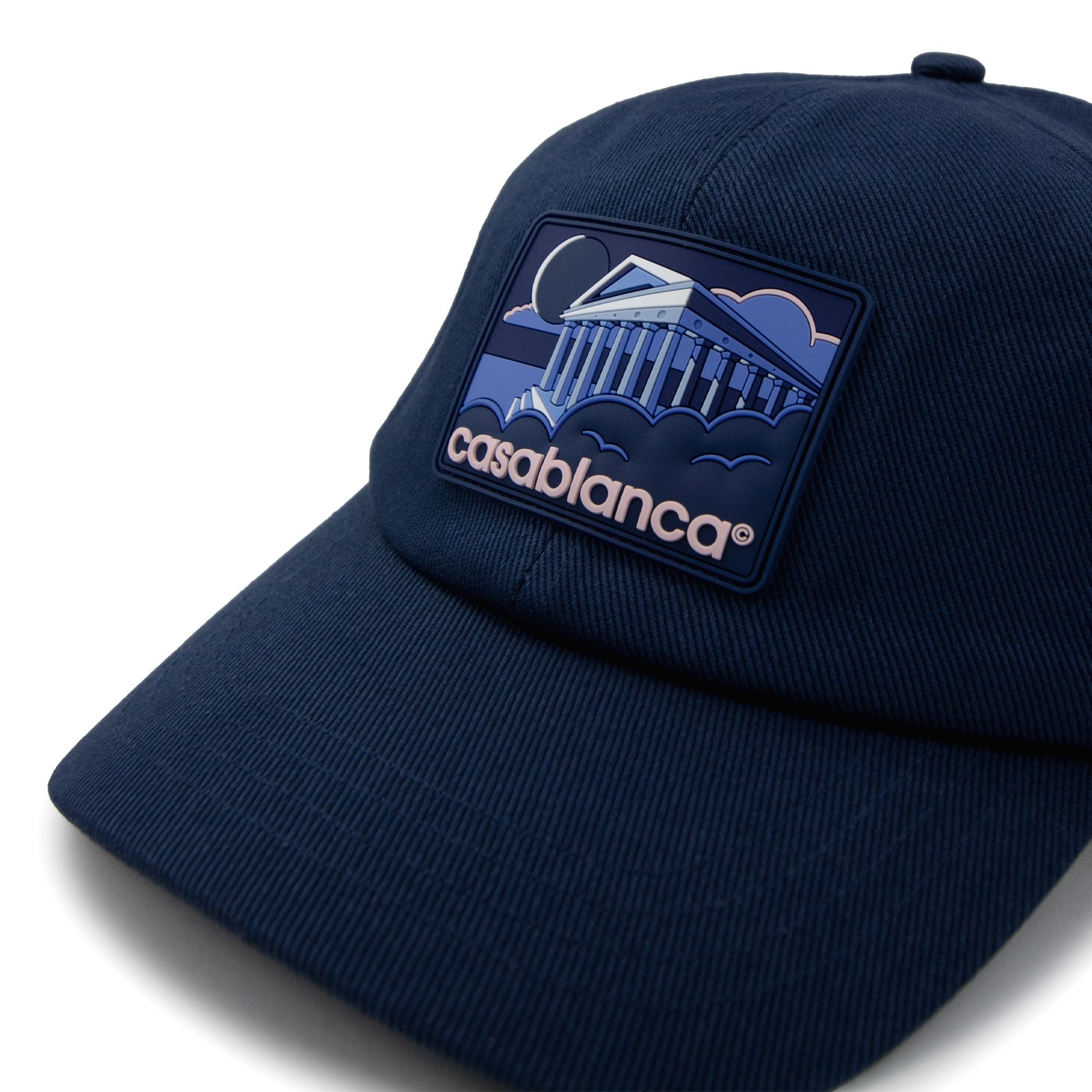 Casablanca Greek Temple Rubber Cap Navy