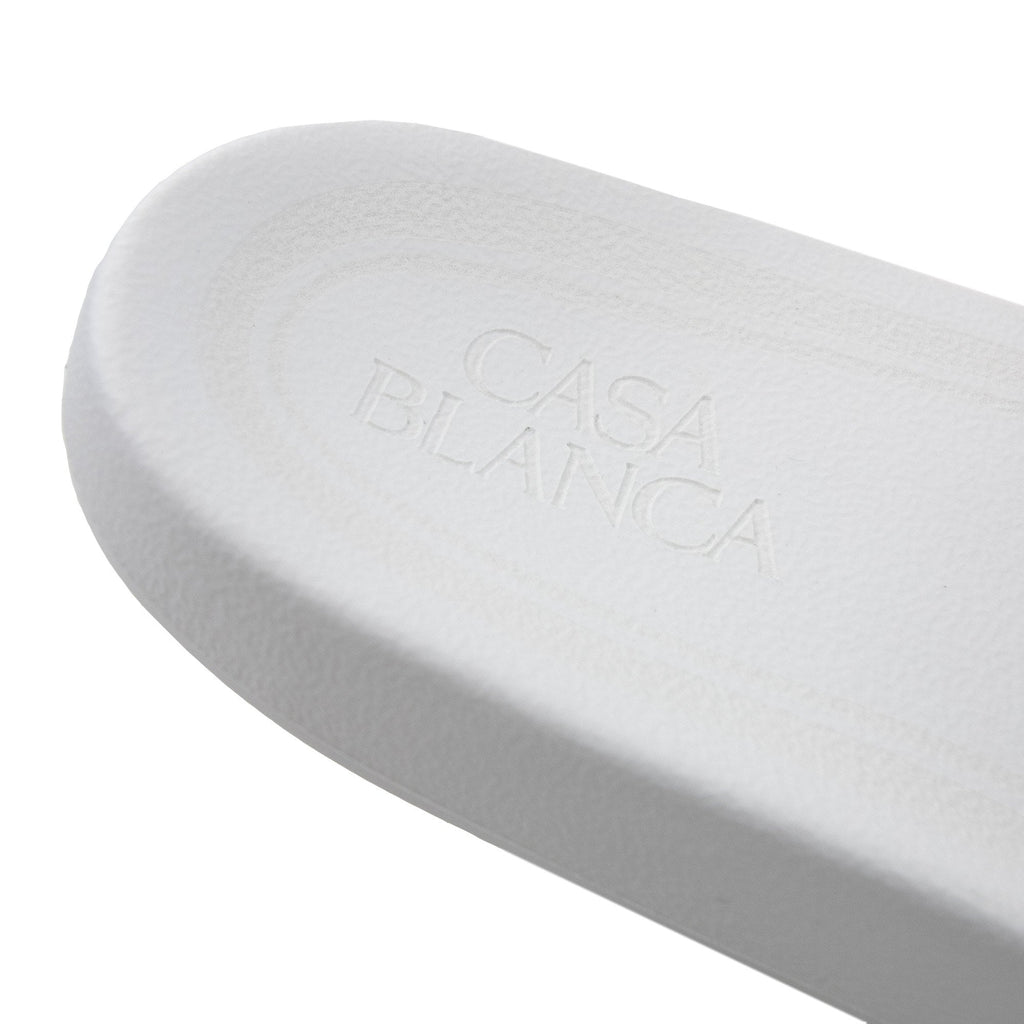Casablanca Laurel Terry Sliders White 01w