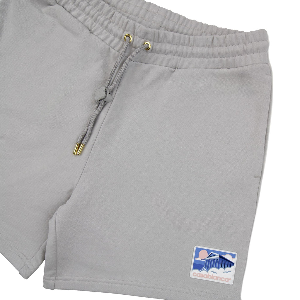Casablanca Greek Temple Patch Shorts Grey 02