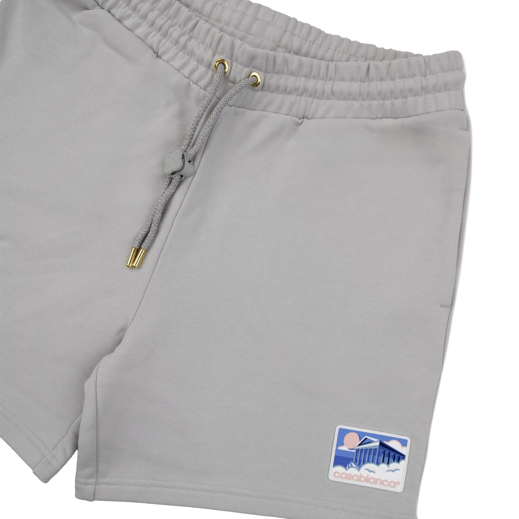 Casablanca Greek Temple Patch Shorts Grey 02