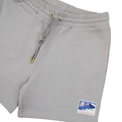 Casablanca Greek Temple Patch Shorts Grey 02