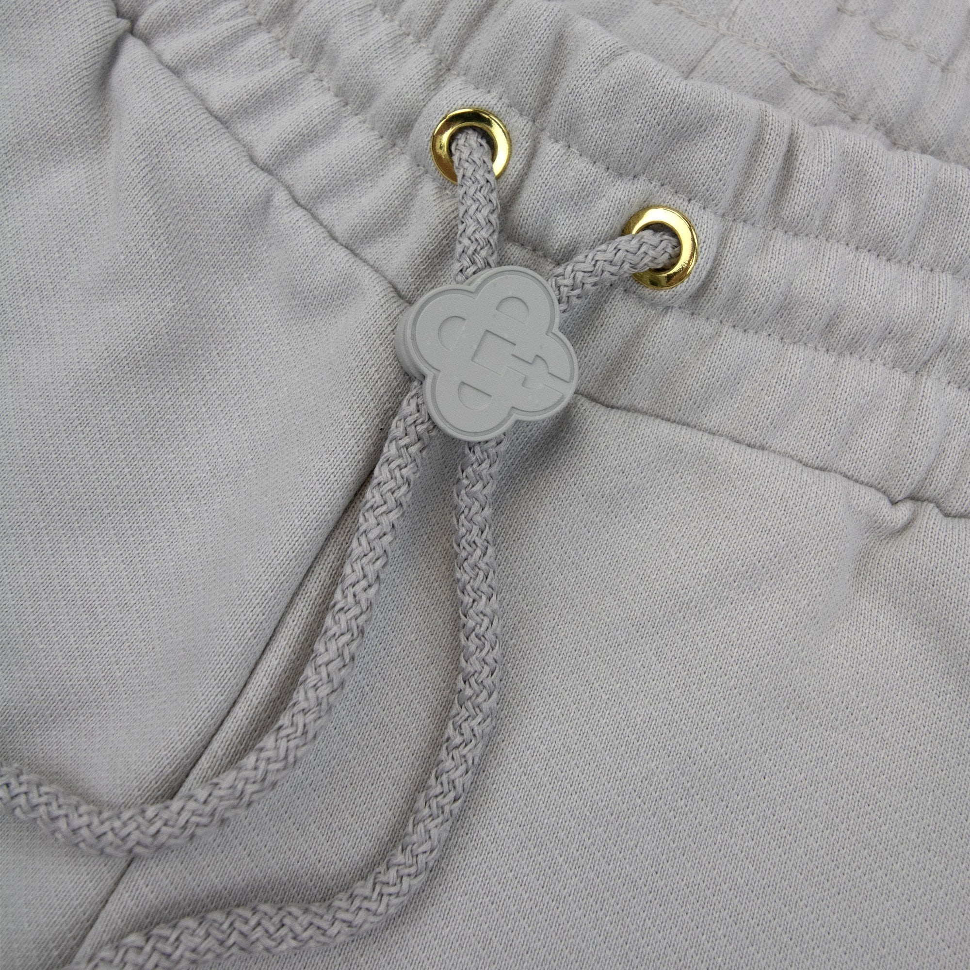 Casablanca Greek Temple Patch Shorts Grey 02