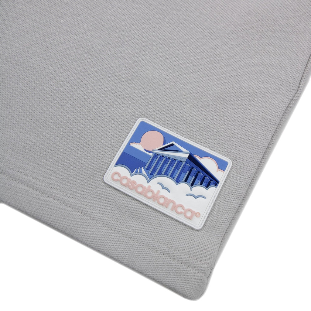 Casablanca Greek Temple Patch Shorts Grey 02