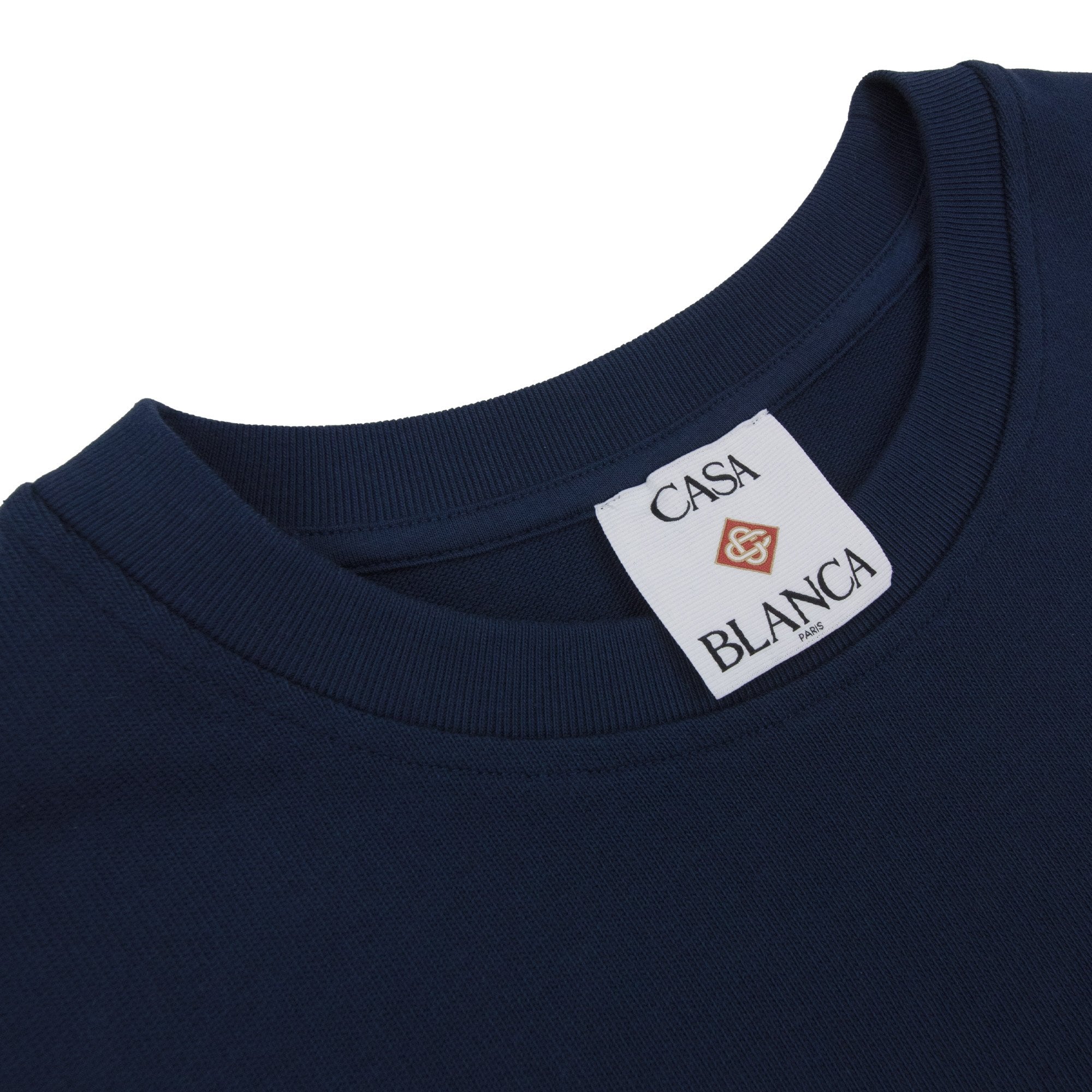 Casablanca Fibonacci Patch T Shirt Navy