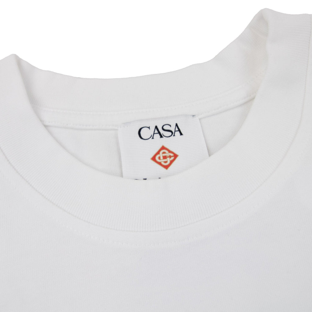 Casablanca Le Temple Du Sport Printed T Shirt White 08