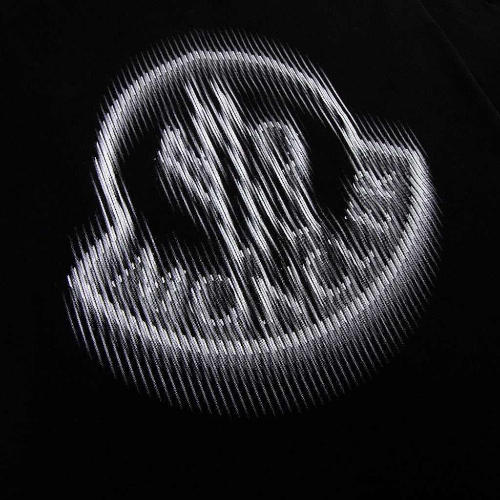 Moncler Blurred Logo Cotton T-shirt Black 999
