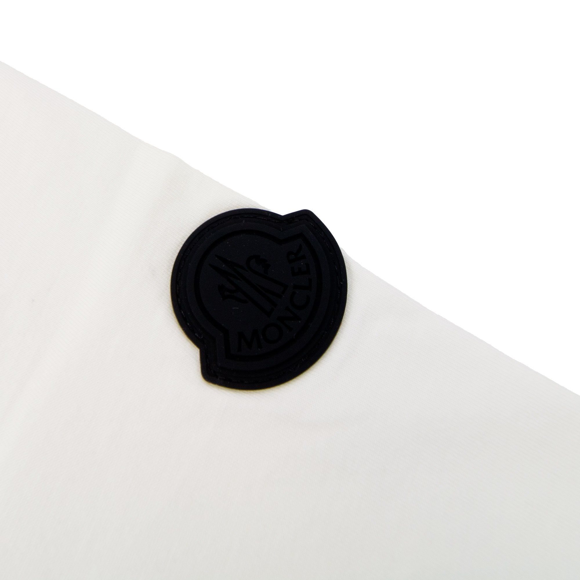 Moncler Blurred Logo Cotton T-shirt White