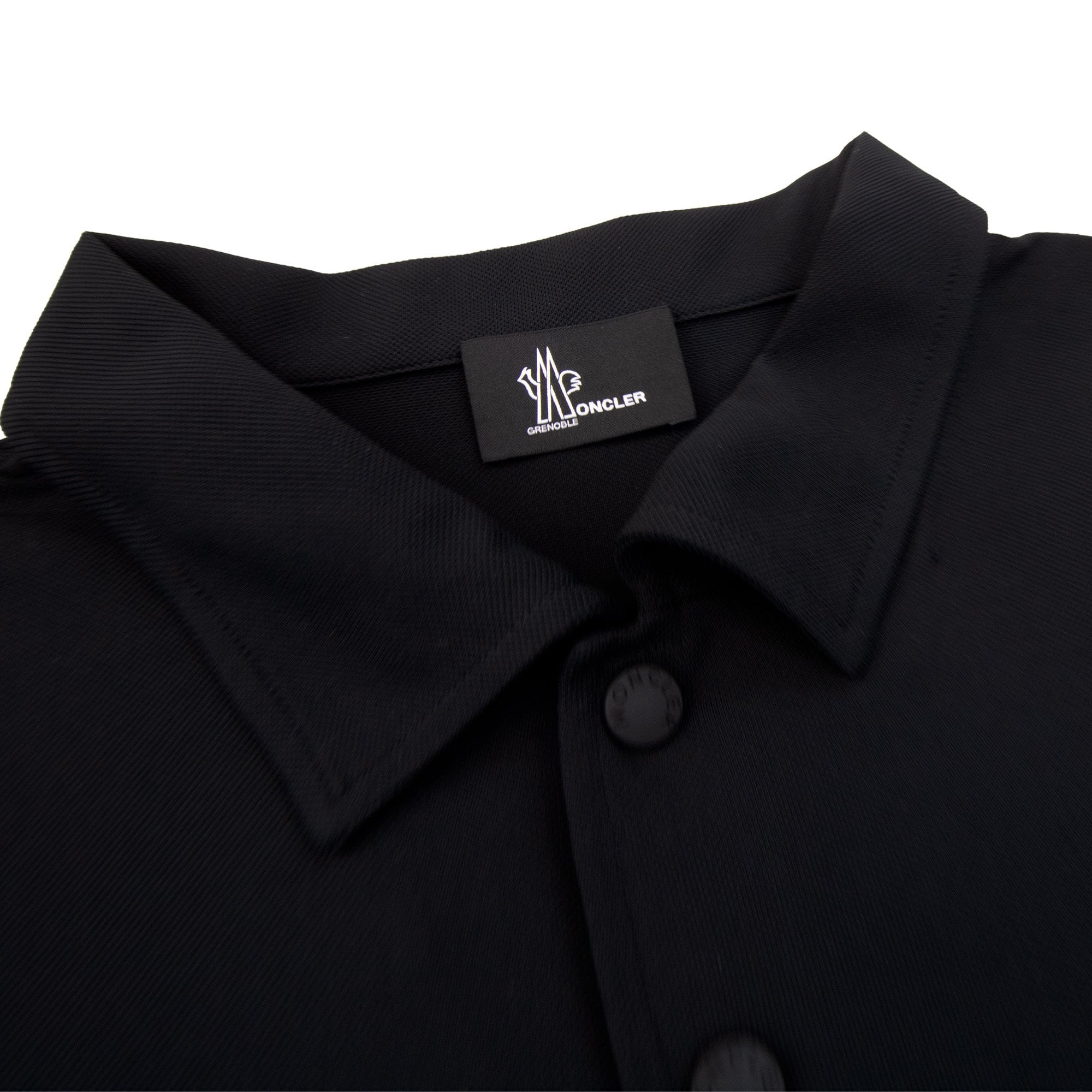 Moncler Grenoble Piquet Polo Black 999
