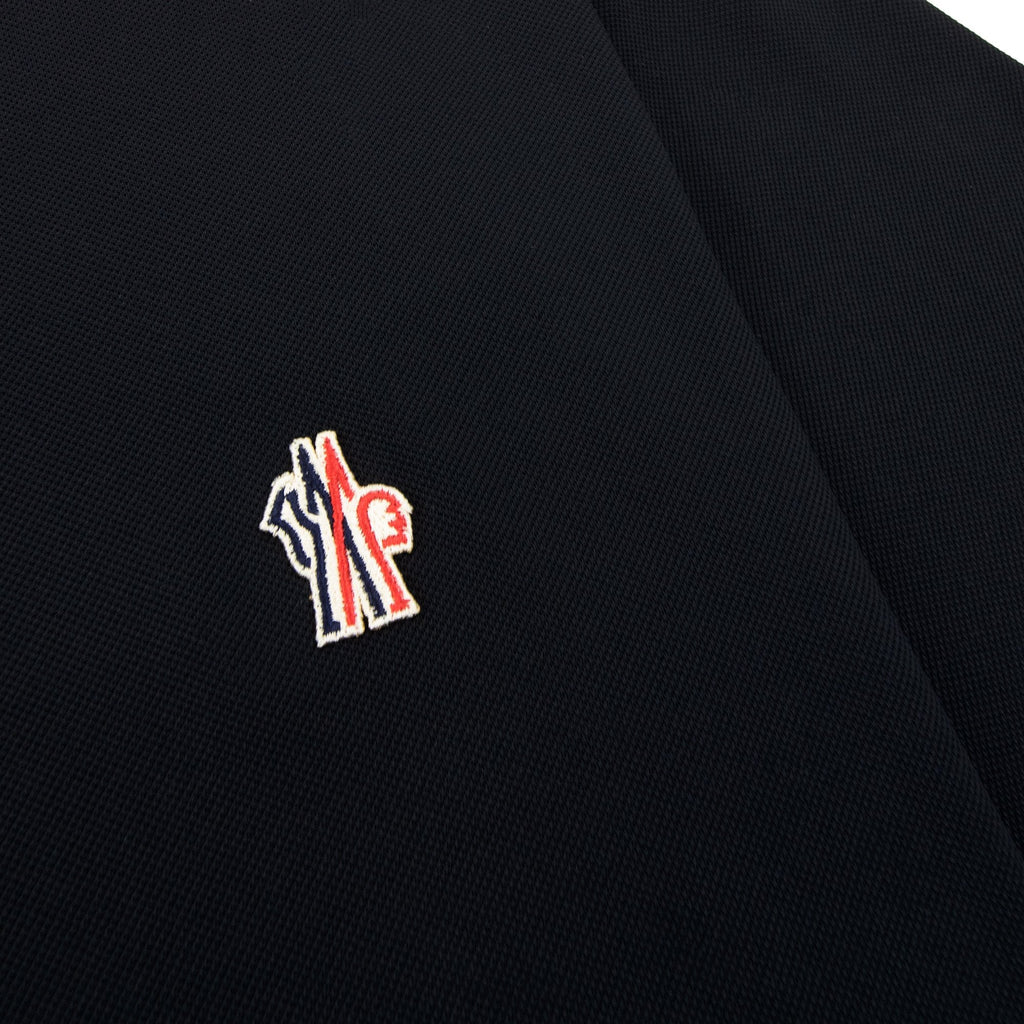 Moncler Grenoble Piquet Polo Black 999
