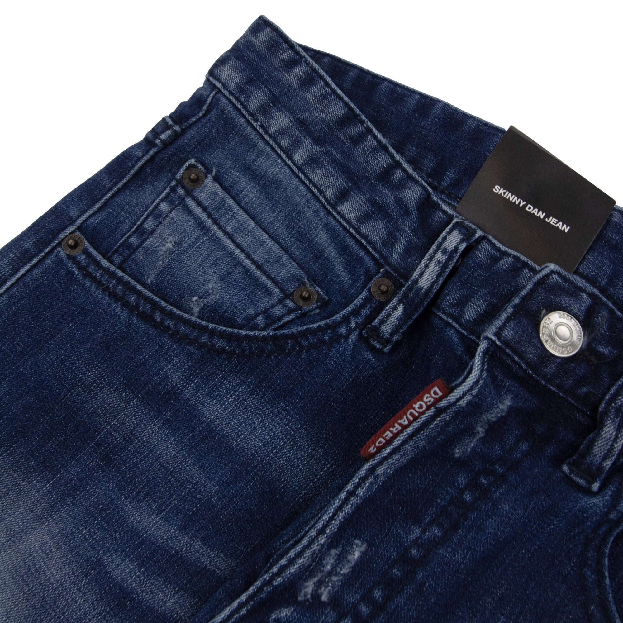 Dsquared2 Green Patch Skinny Dan Jean Denim 470