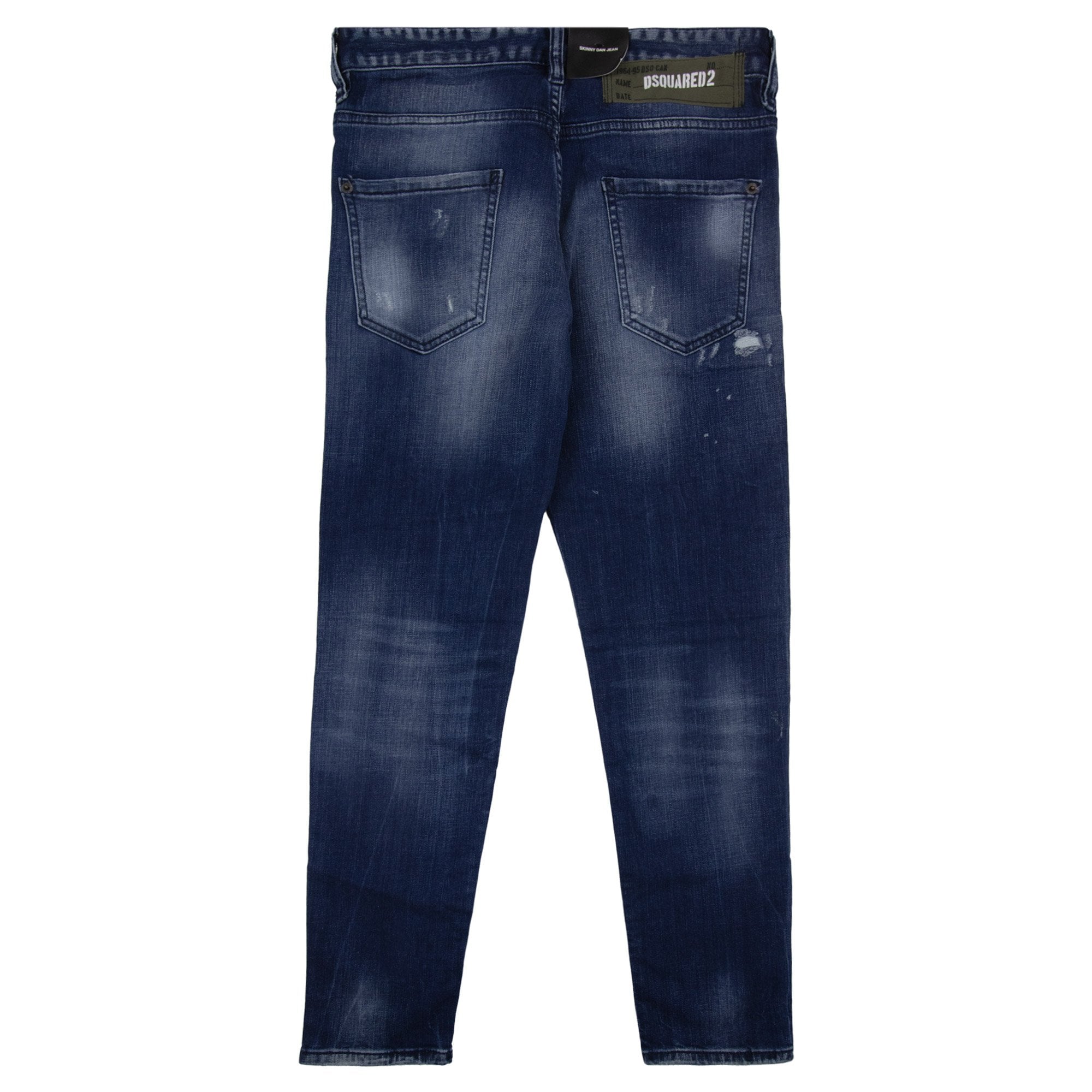 Dsquared2 Green Patch Skinny Dan Jean Denim 470