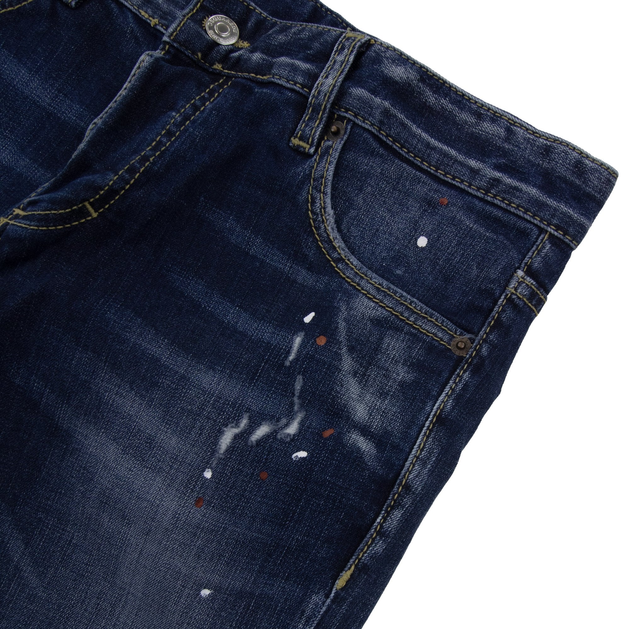 Dsquared2 Multi Paint Slim Jean Denim 470