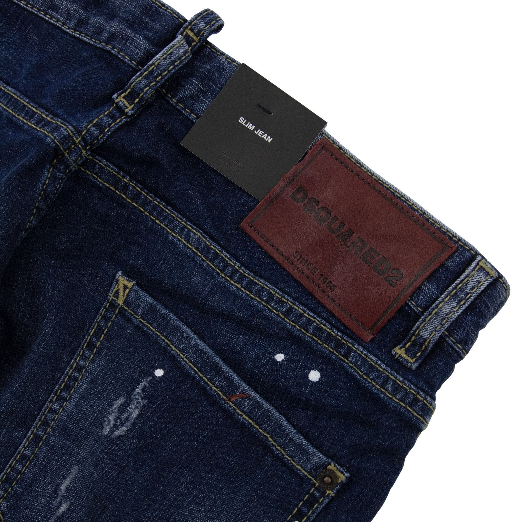 Dsquared2 Multi Paint Slim Jean Denim 470