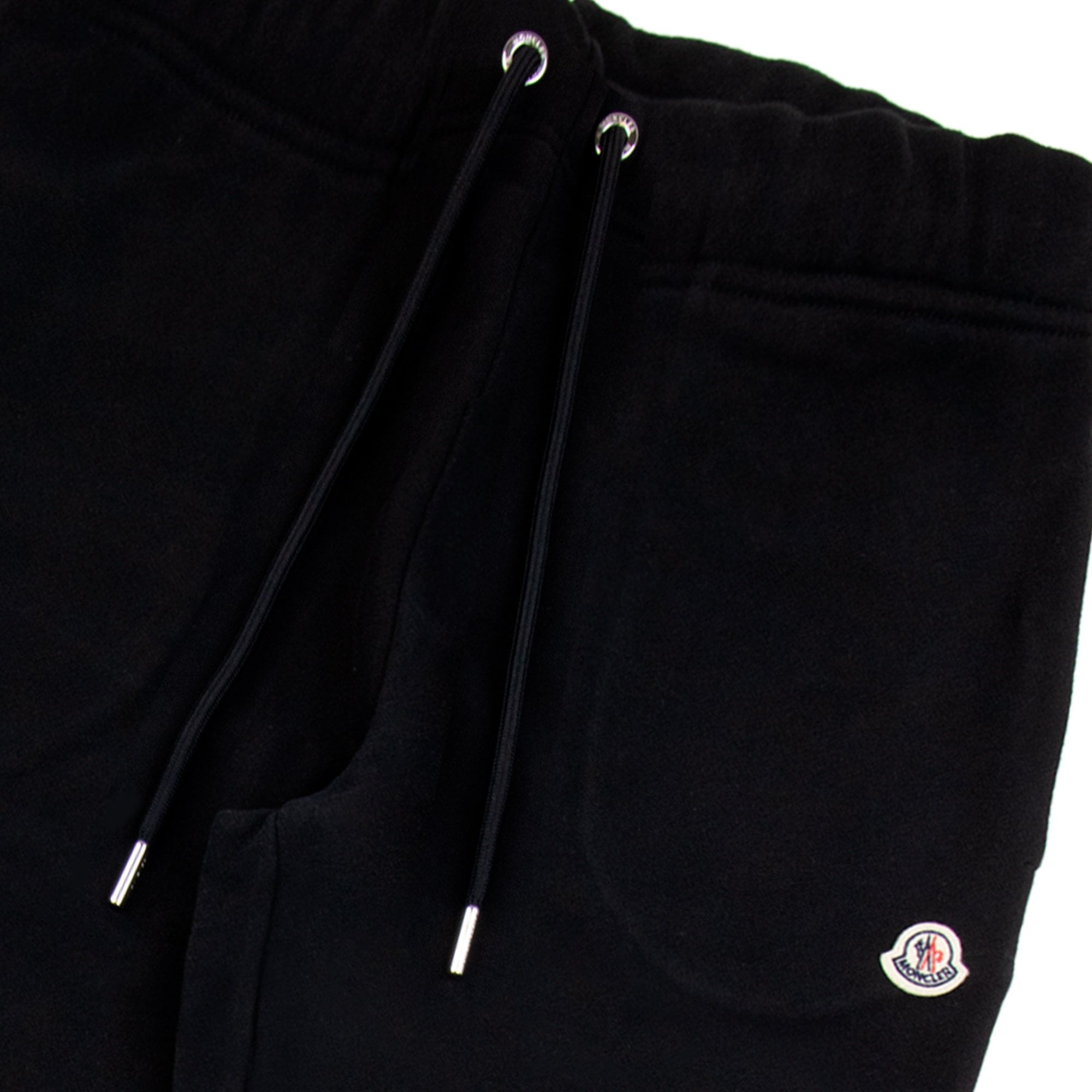 Moncler Patch Logo Track Bottoms Black 999