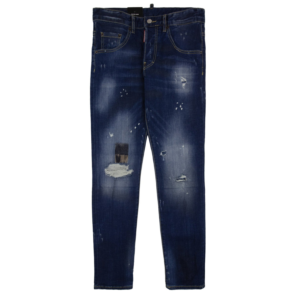 Dsquared2 Kickass Washed Skater Jean Denim 470