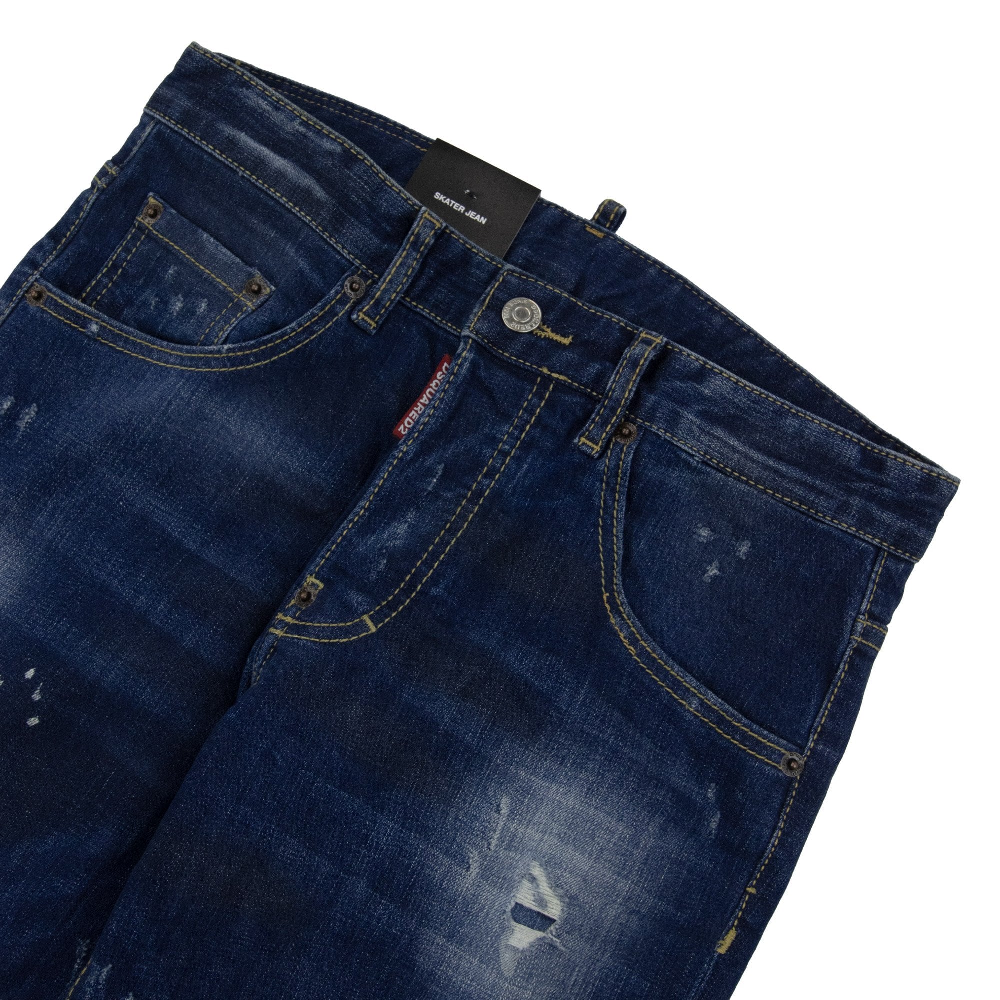 Dsquared2 Kickass Washed Skater Jean Denim 470