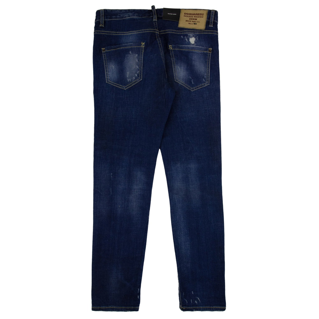 Dsquared2 Kickass Washed Skater Jean Denim 470