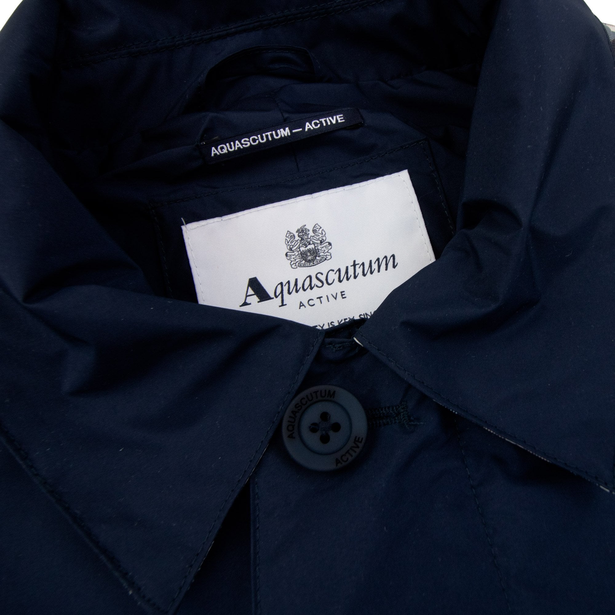 Aquascutum Active Packable Trench Coat Navy 11