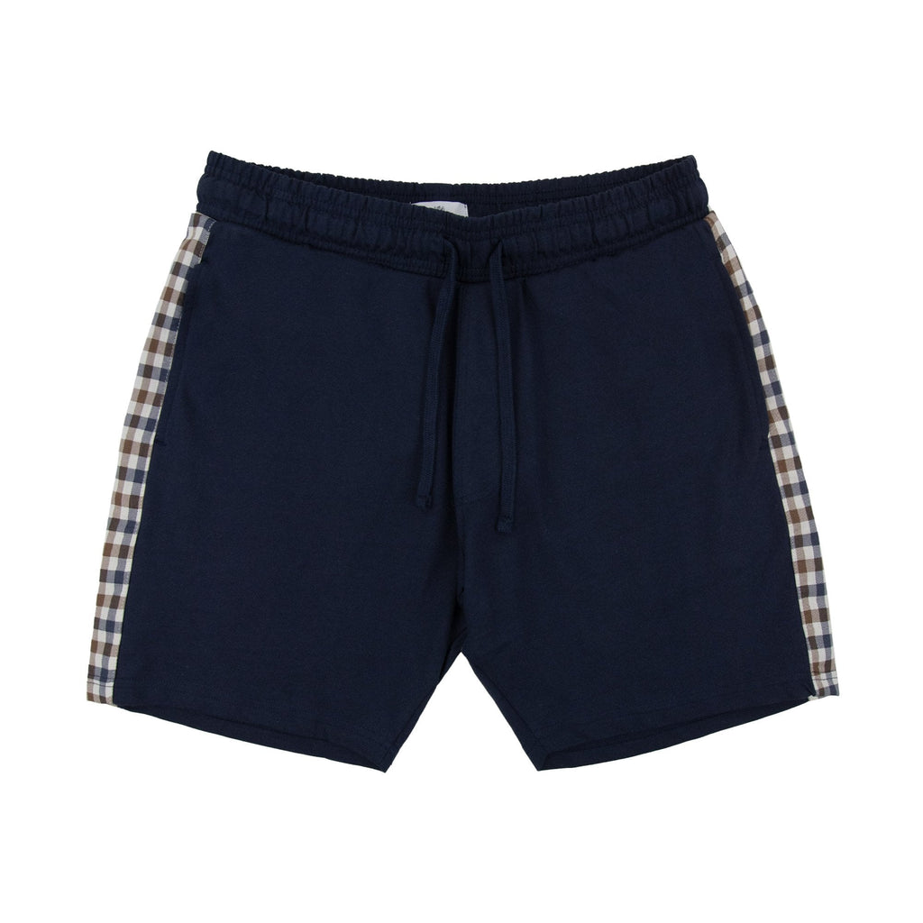 Aquascutum Club Check Shorts Navy