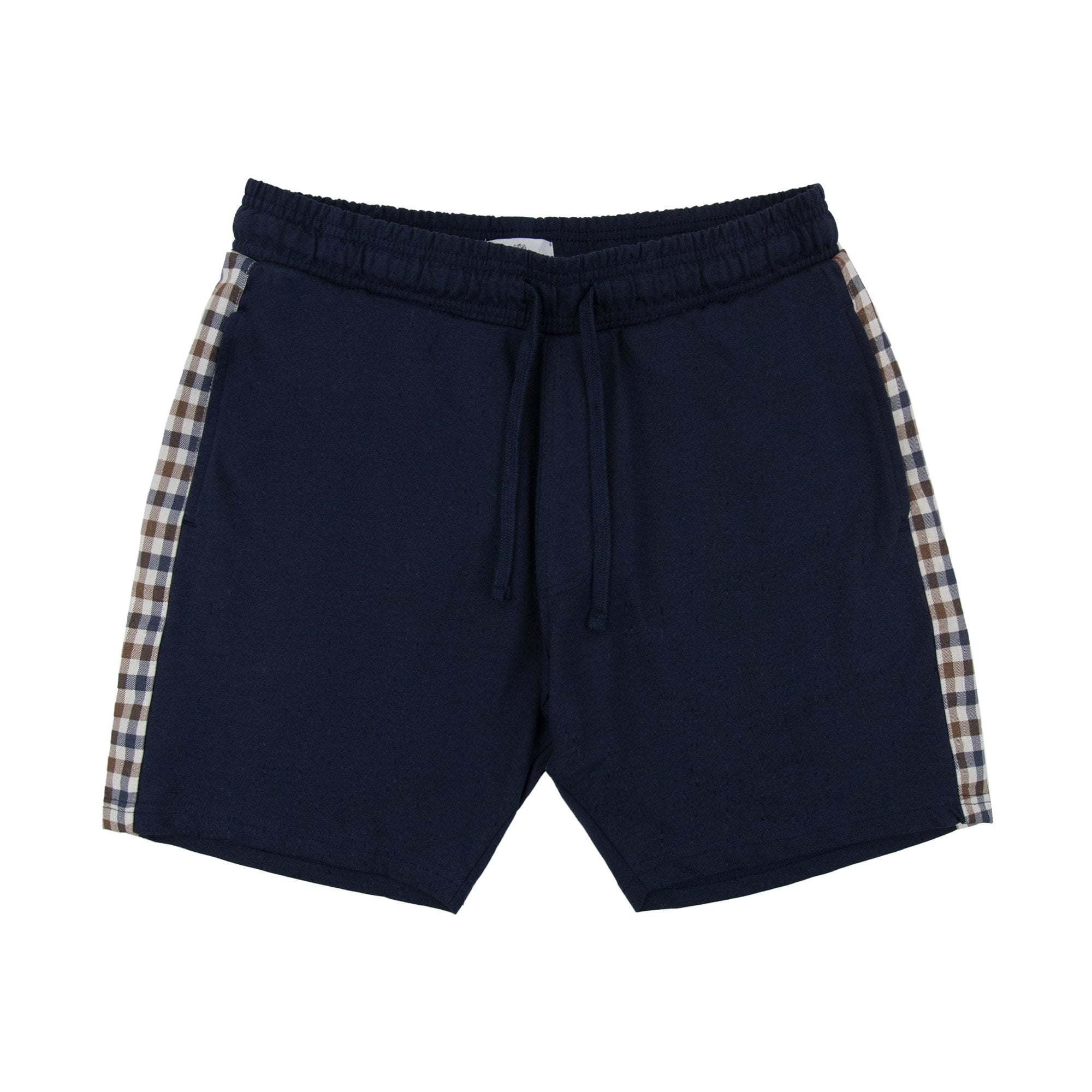 Aquascutum Club Check Shorts Navy