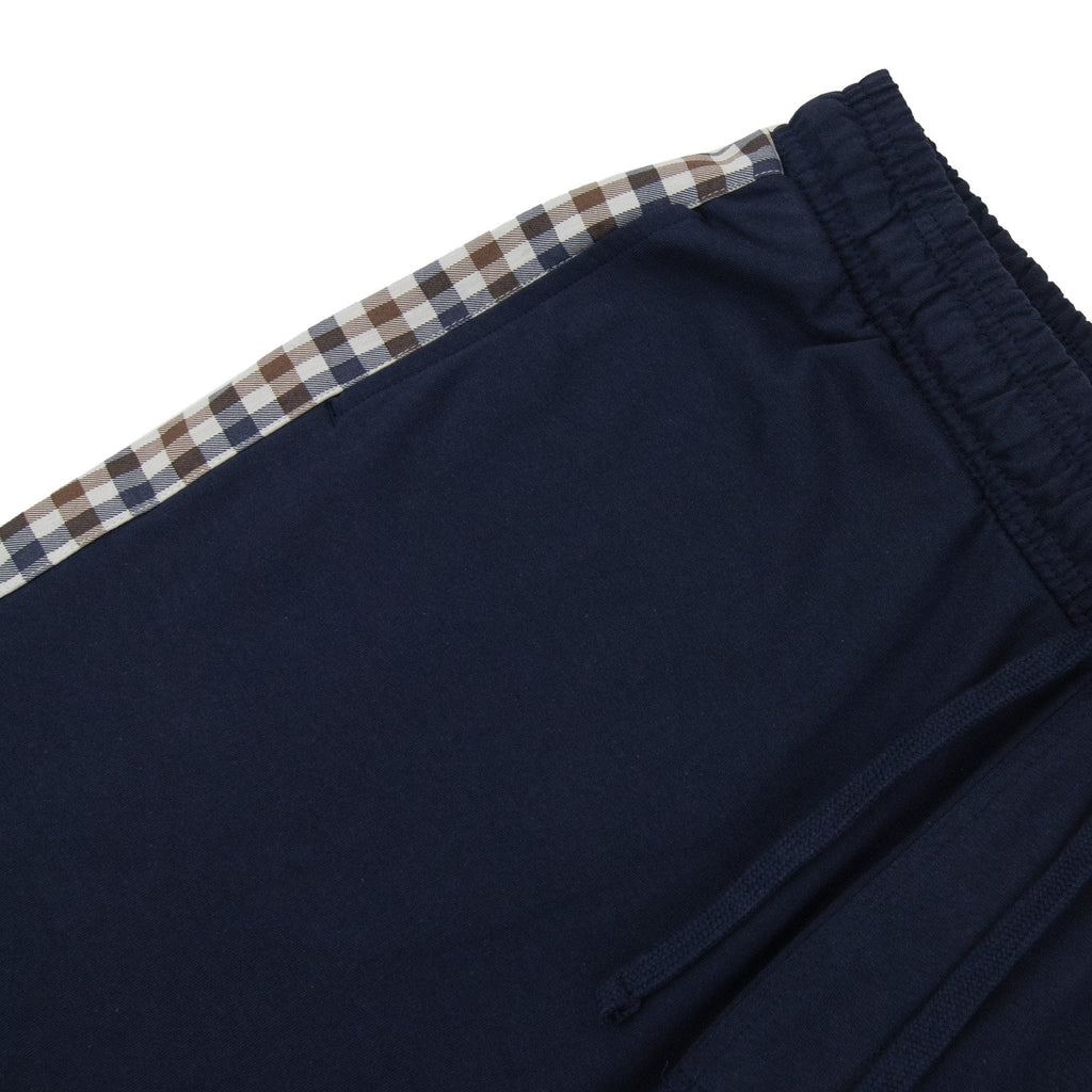 Aquascutum Club Check Shorts Navy